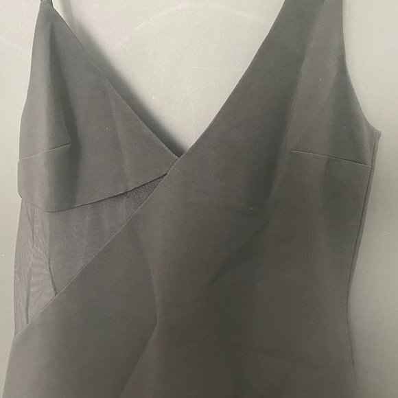 NWT DAVID KOMA Draped Tulle Crepe Midi Dress (Size UK10/US6) - Picture 5 of 8